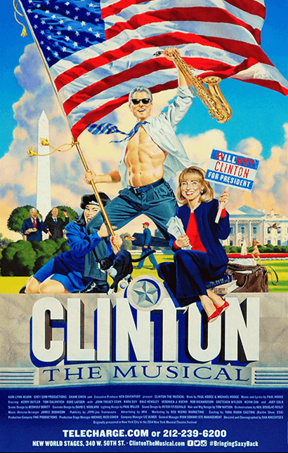Clinton the Musical Off-Broadway Poster 